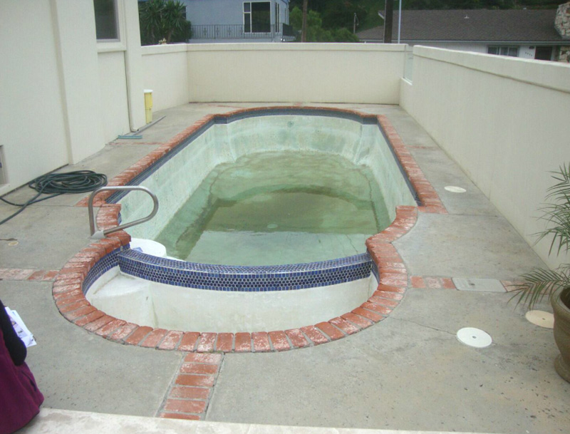 Before-Spa and Pool Remodel