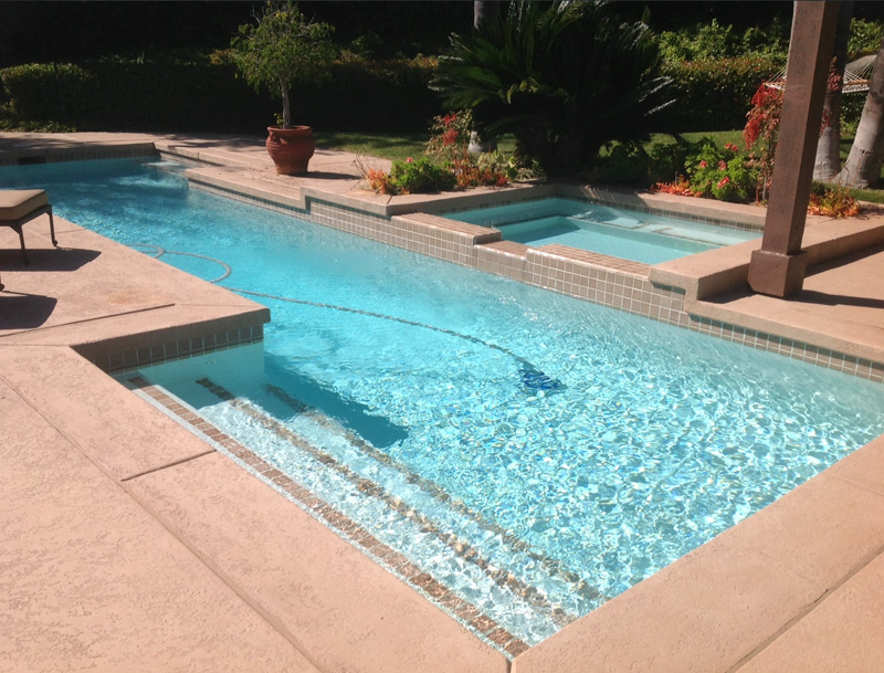 Before-Rectangular Pool and Spa